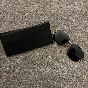 Dior Black and Gold Sunglasses